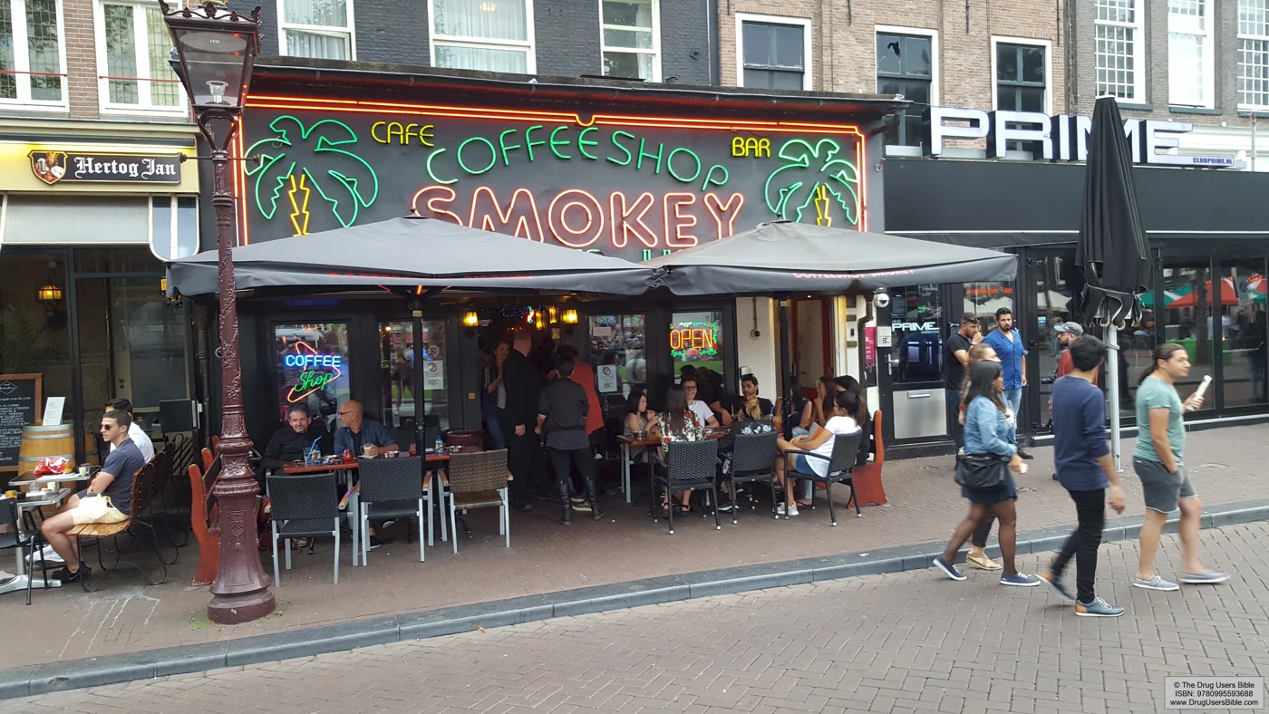 Coffeeshop Smokey on Rembrandtplein, archival photograph.