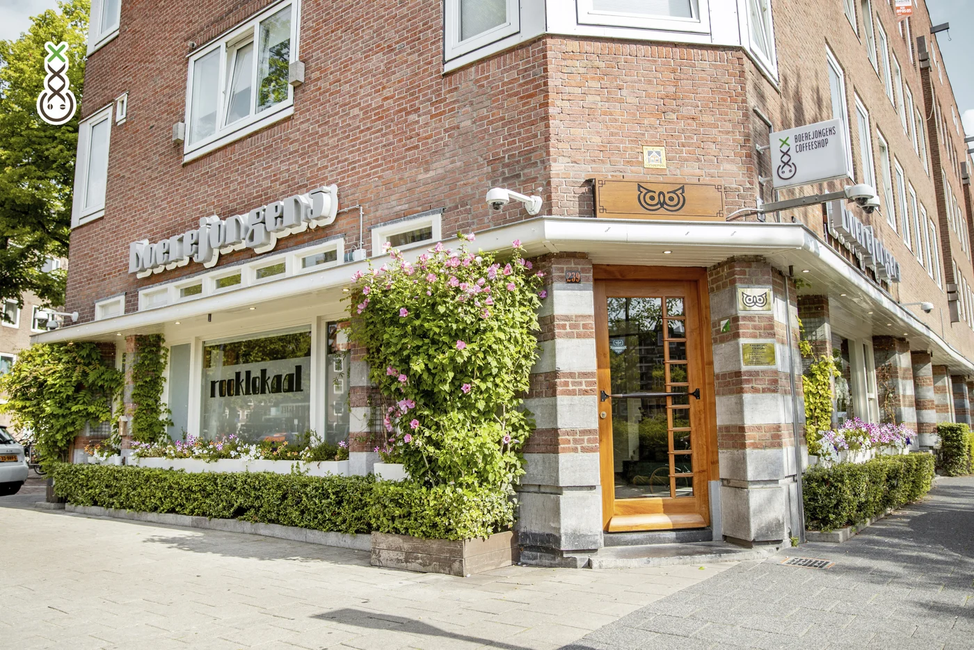 Boerejongens West facade, July 2019