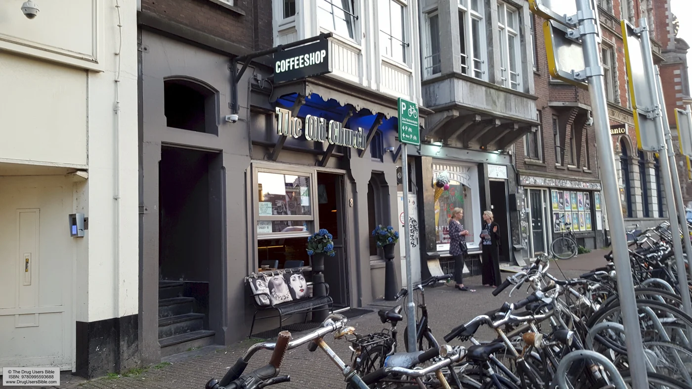 The Old Church coffeeshop on Amstel, archival photograph.